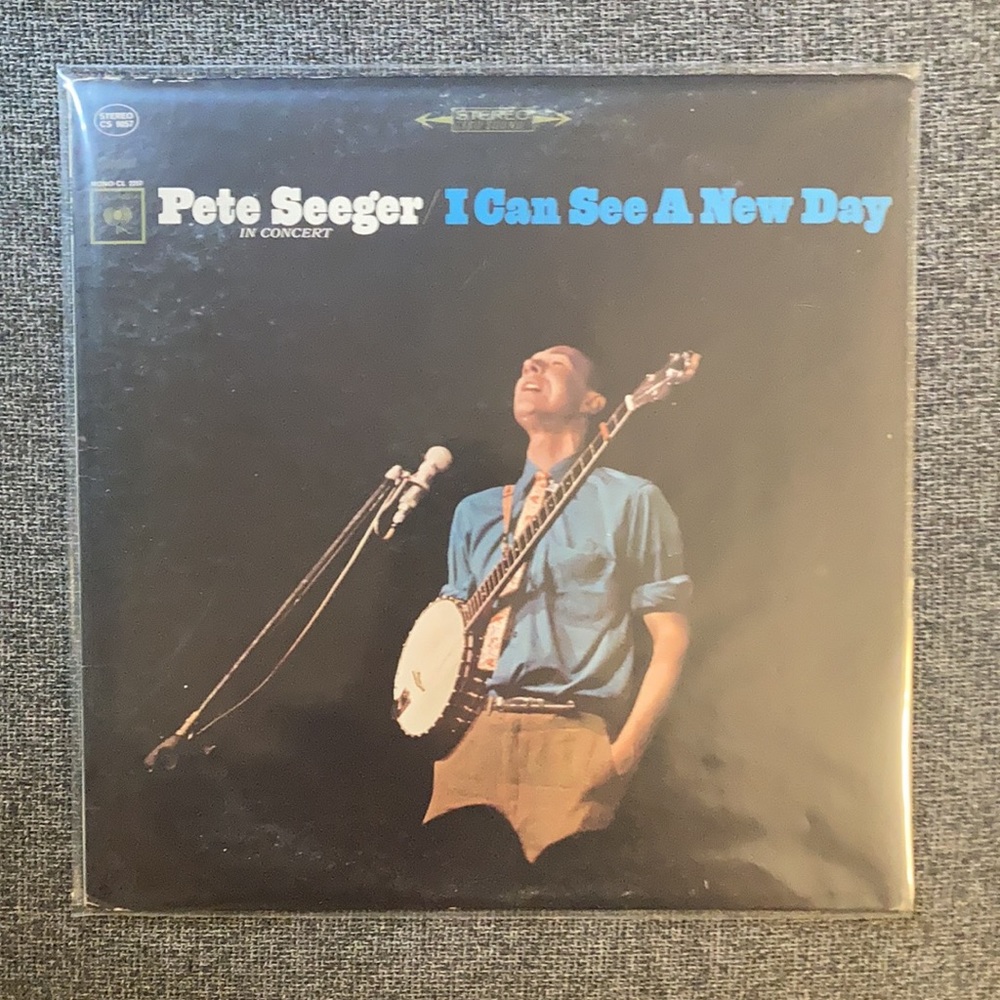 🎵🪕 PETE SEEGER Album | I Can See A New Day (Live), 1964 | LP Vinyl 🇺🇸🎻